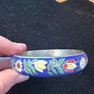 Floral Enamel Siam Bangle